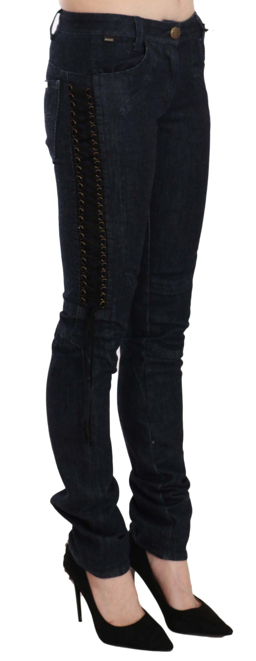 Just Cavalli Elegante Lavtaljede Skinny Bukser