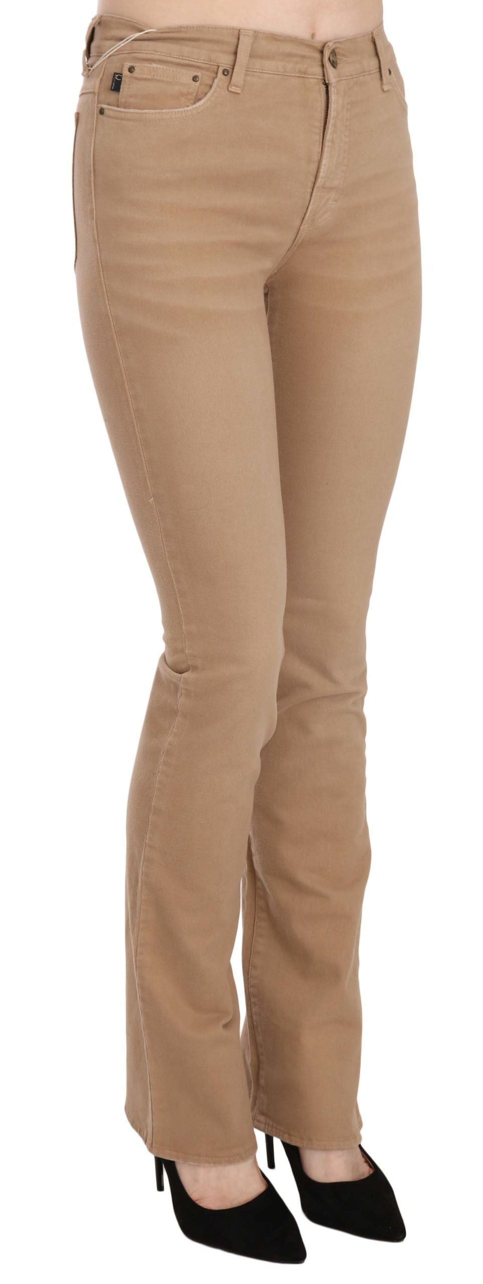 Just Cavalli Chic Brune Mellemhøj Talje Skinny Bukser