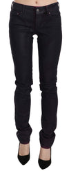 Just Cavalli Chic Sort Lav Talje Skinny Denim