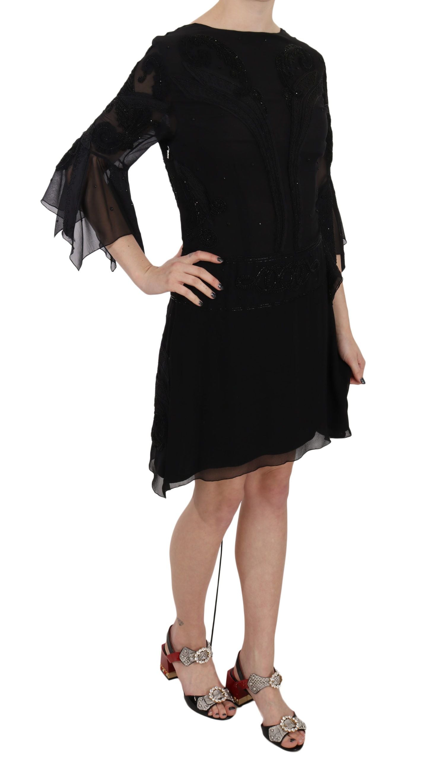 John Richmond Elegant Sort Paillet Silke Minikjole