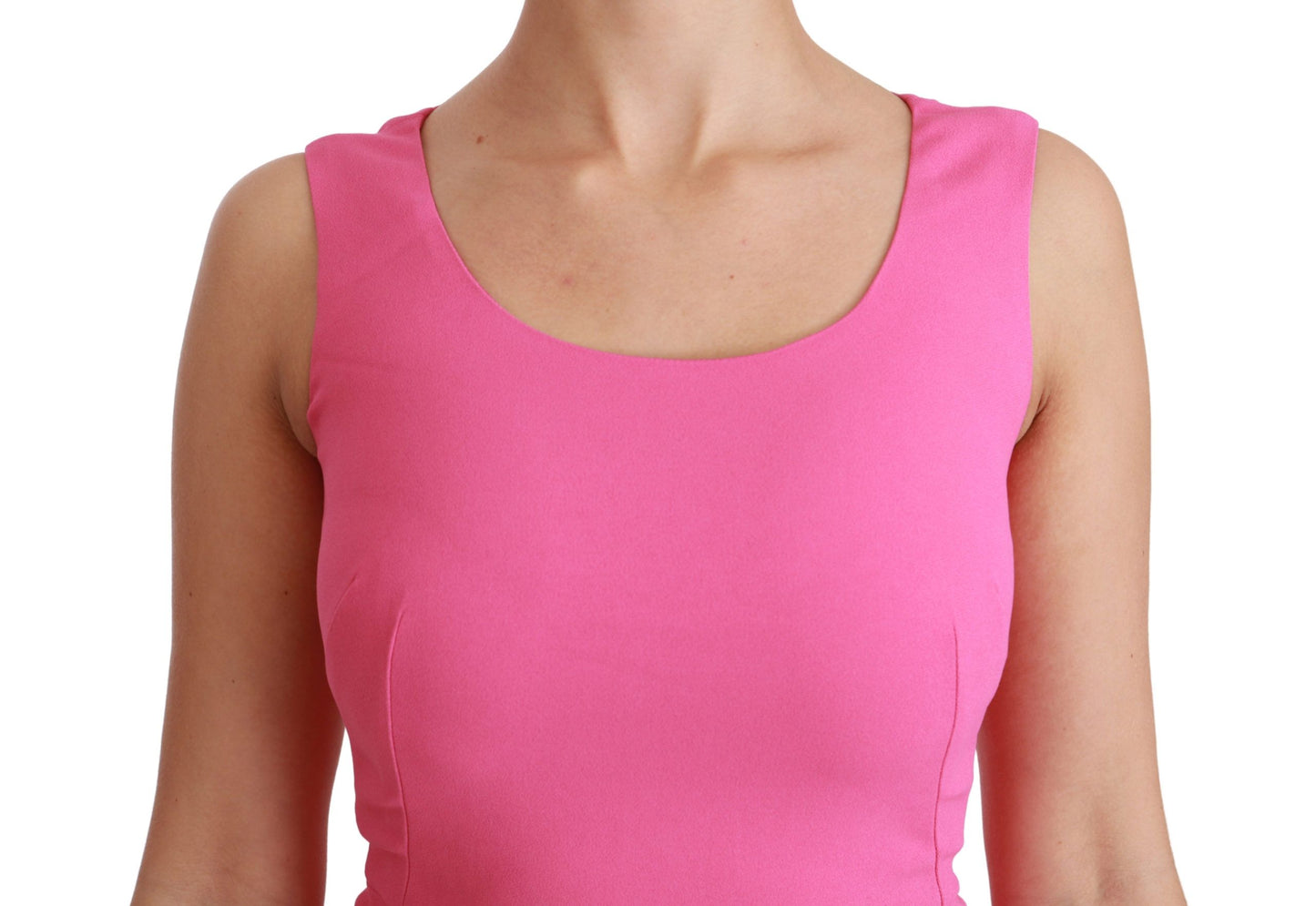 Dolce & Gabbana Chic Pink Sheath Mini Bodycon Kjole