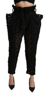Dolce & Gabbana Chic Tapered High Waist Blondebukser