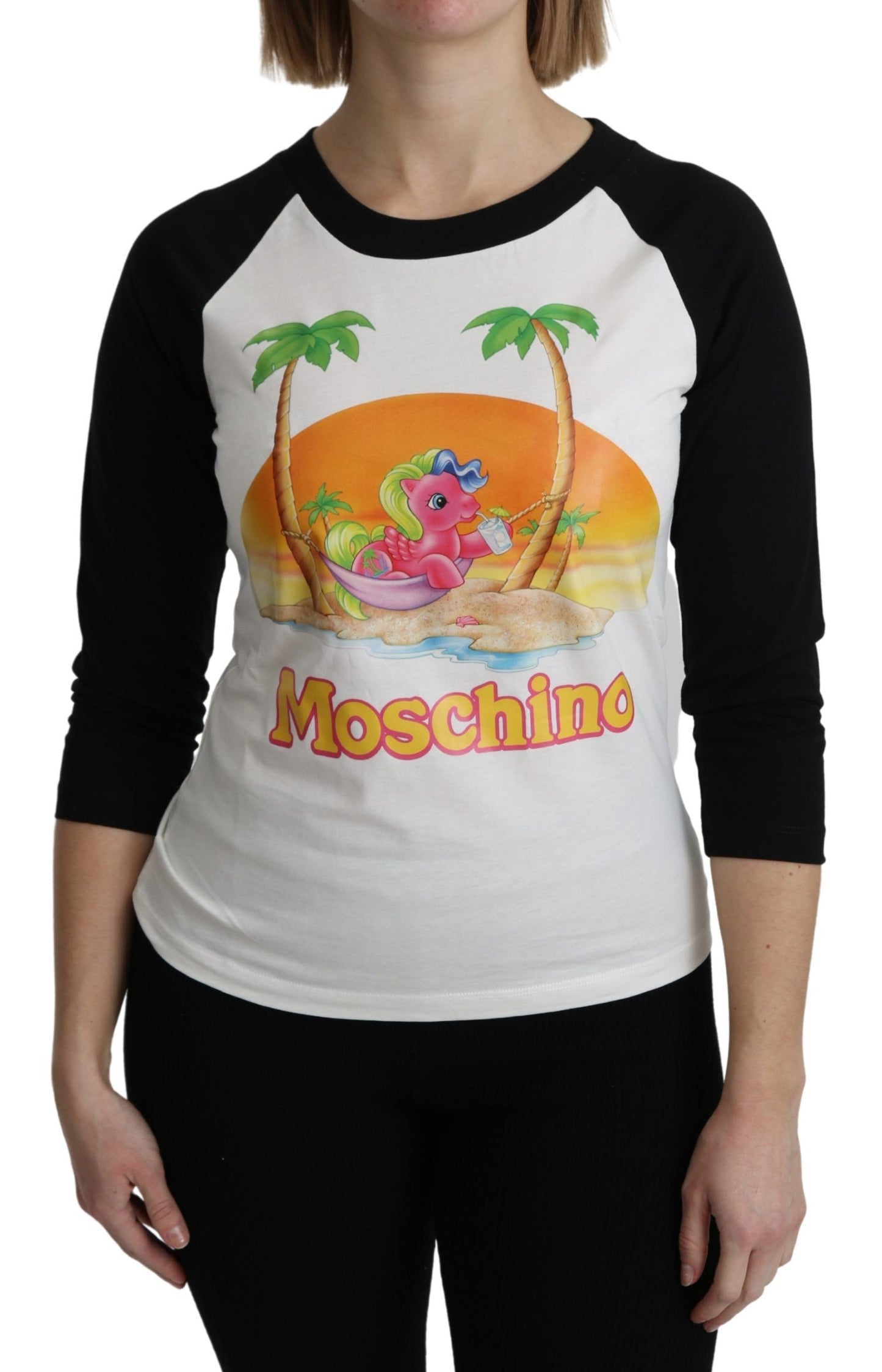 Moschino Chic My Little Pony bomuldstop med rund hals