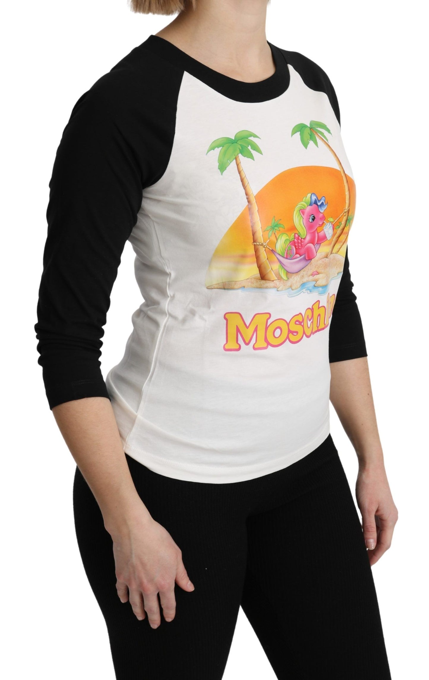Moschino Chic My Little Pony bomuldstop med rund hals