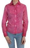 Chic pink bomuldspolobluse fra Ermanno Scervino