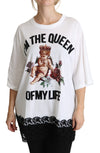 Dolce & Gabbana Elegant Hvid T-shirt i Bomuldsblanding