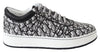 Jimmy Choo Glitrende Slip-On Sneakers - Sølv og Sort