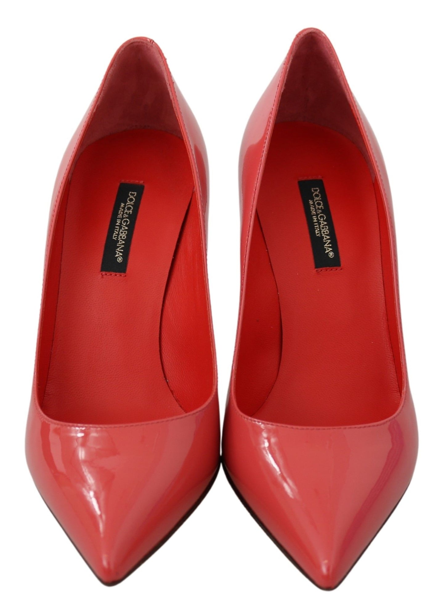 Dolce & Gabbana Elegante Mørkelyserøde Pumps i Laklæder