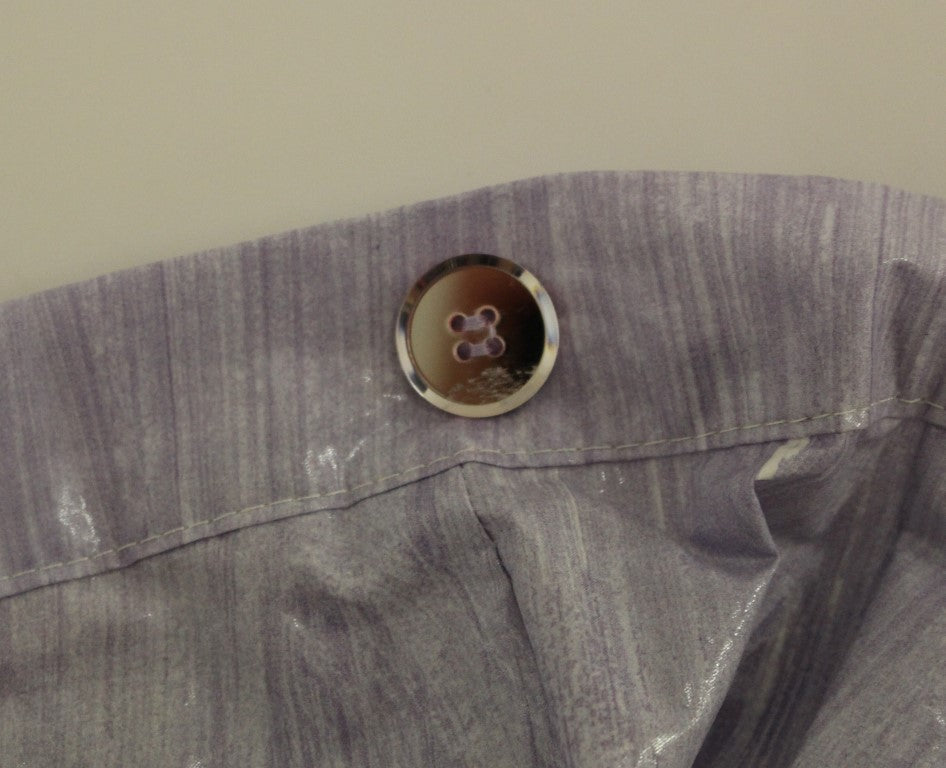 Licia Florio Elegant Lilla Viskose Nederdel - Wrap Lukning