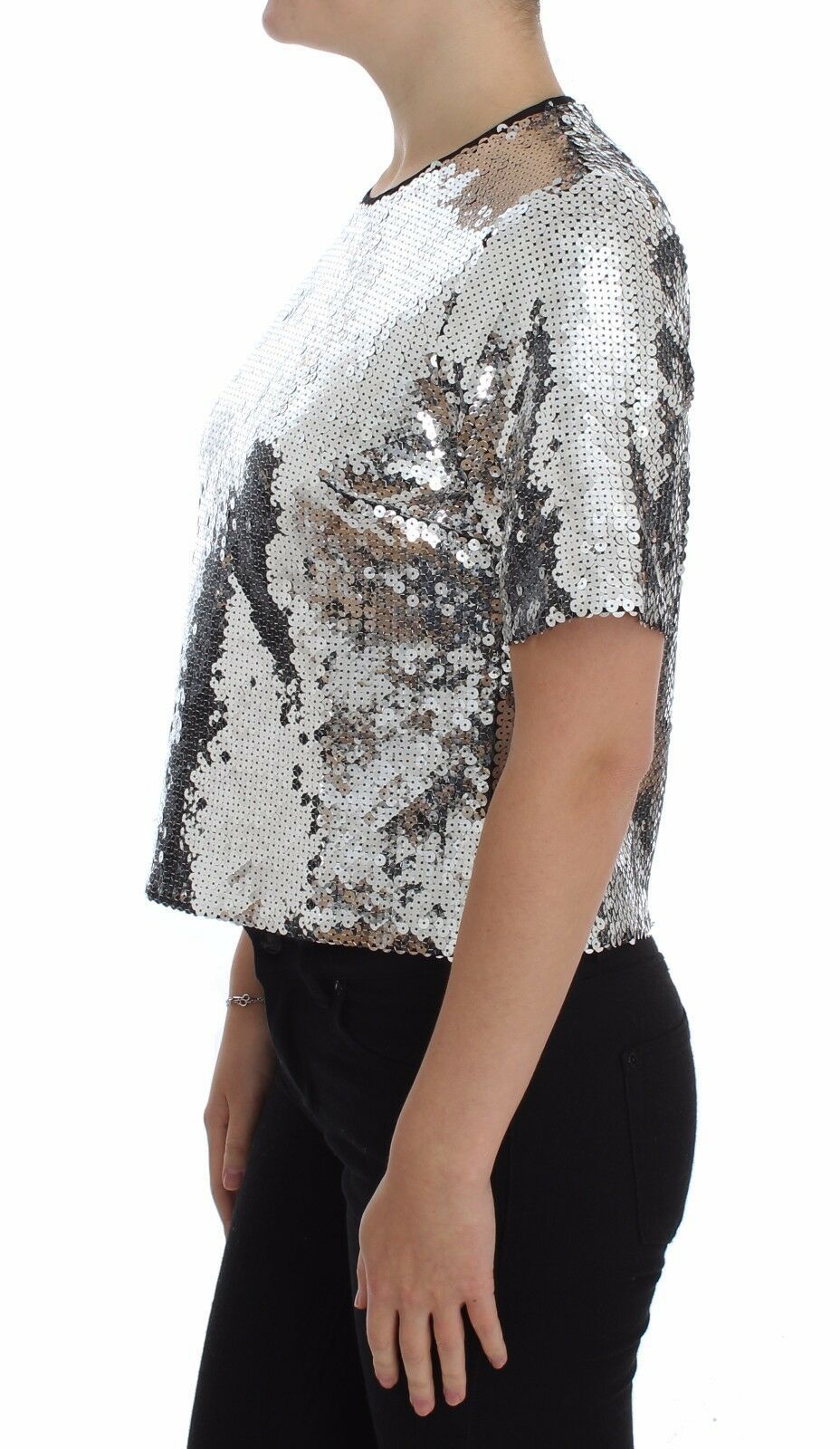 Dolce & Gabbana pailletteret elegancebluse