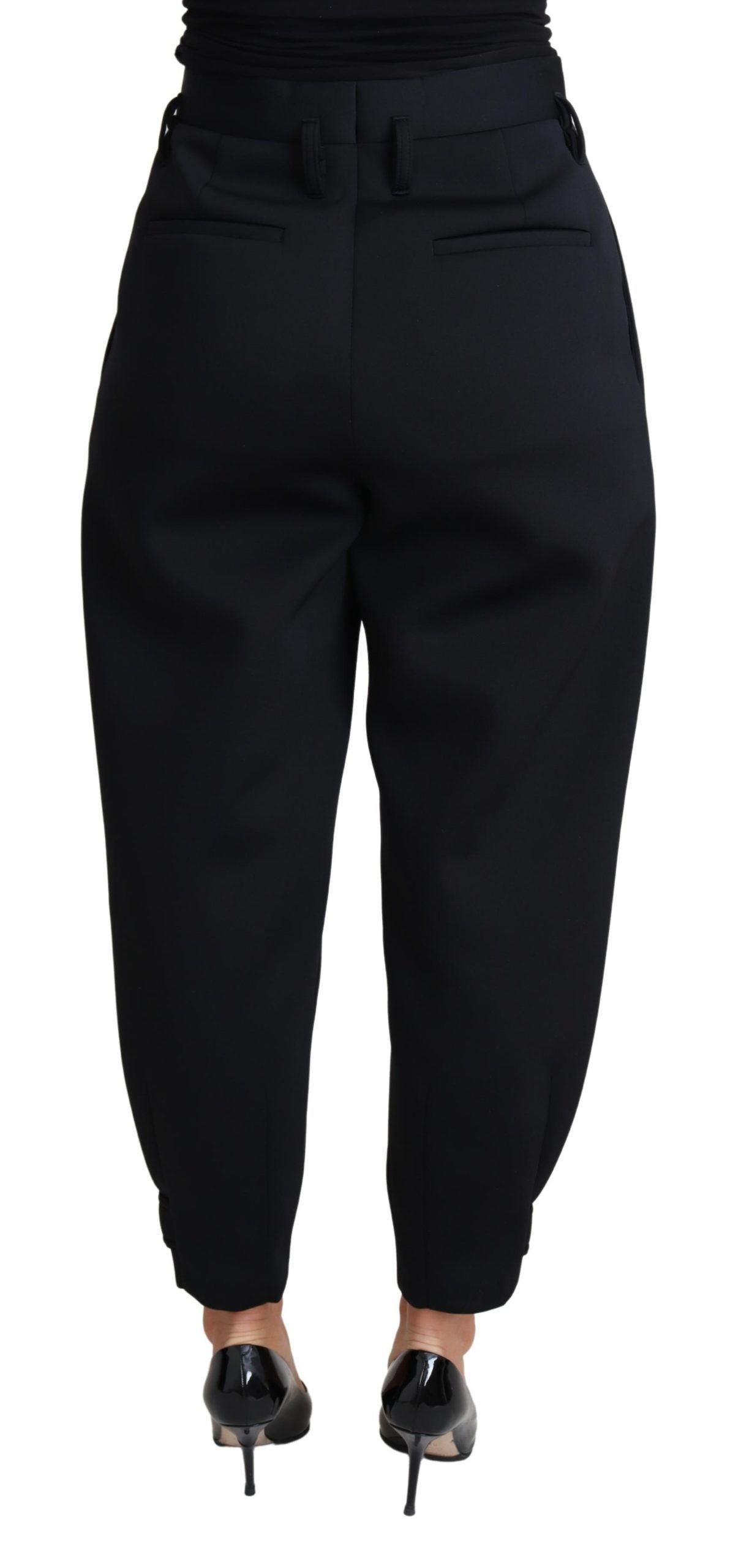 Dolce & Gabbana Elegante Højtaljede Cropped Bukser