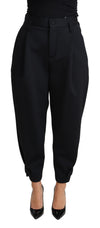Dolce & Gabbana Elegante Højtaljede Cropped Bukser