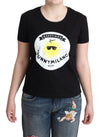 Chic Moschino bomulds-T-shirt med Milano-print