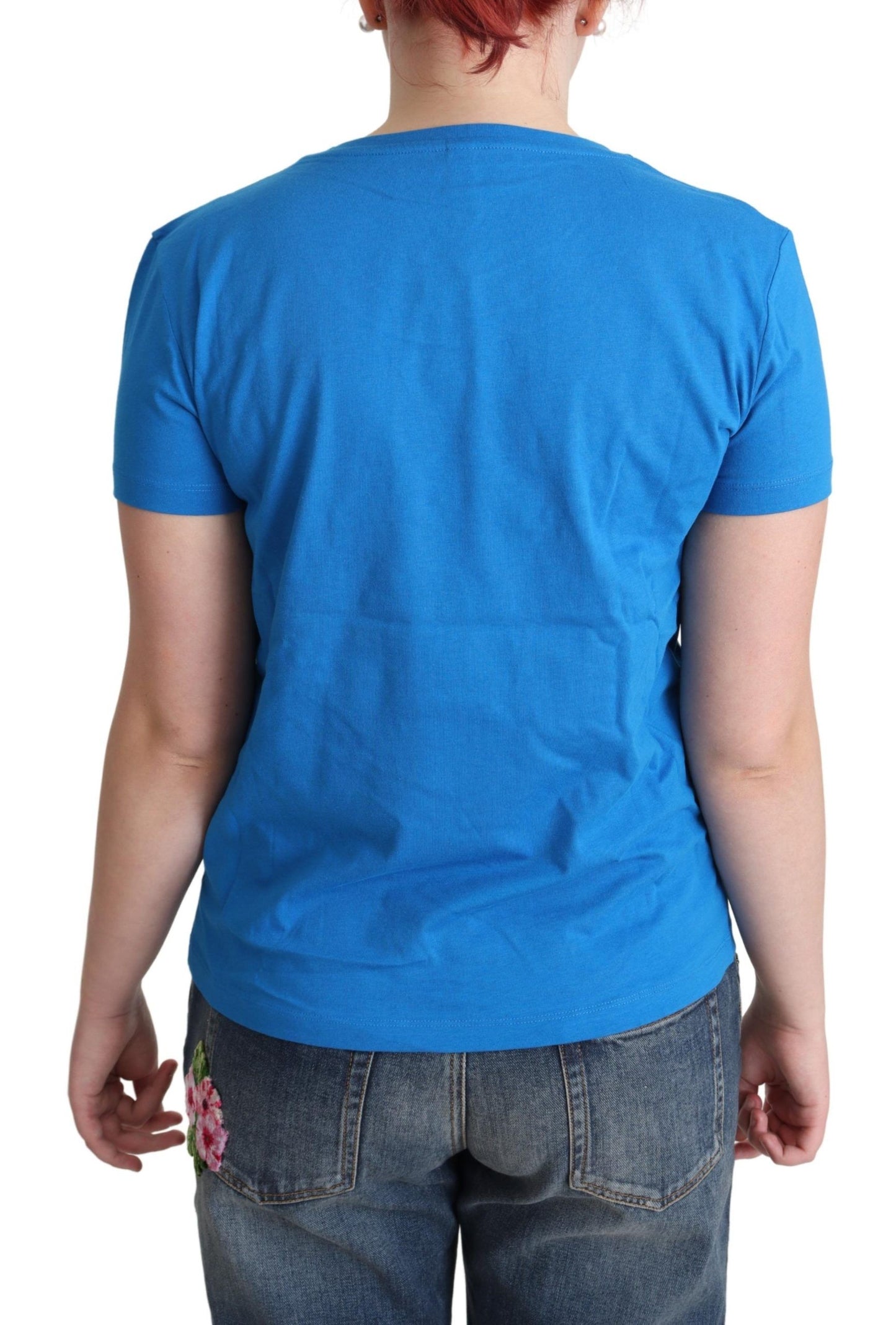 Moschino Chic Triangle Graphic Bomuld T-shirt