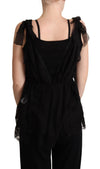 Dolce & Gabbana Lustrous Silkeblanding Camisole med Blondekant
