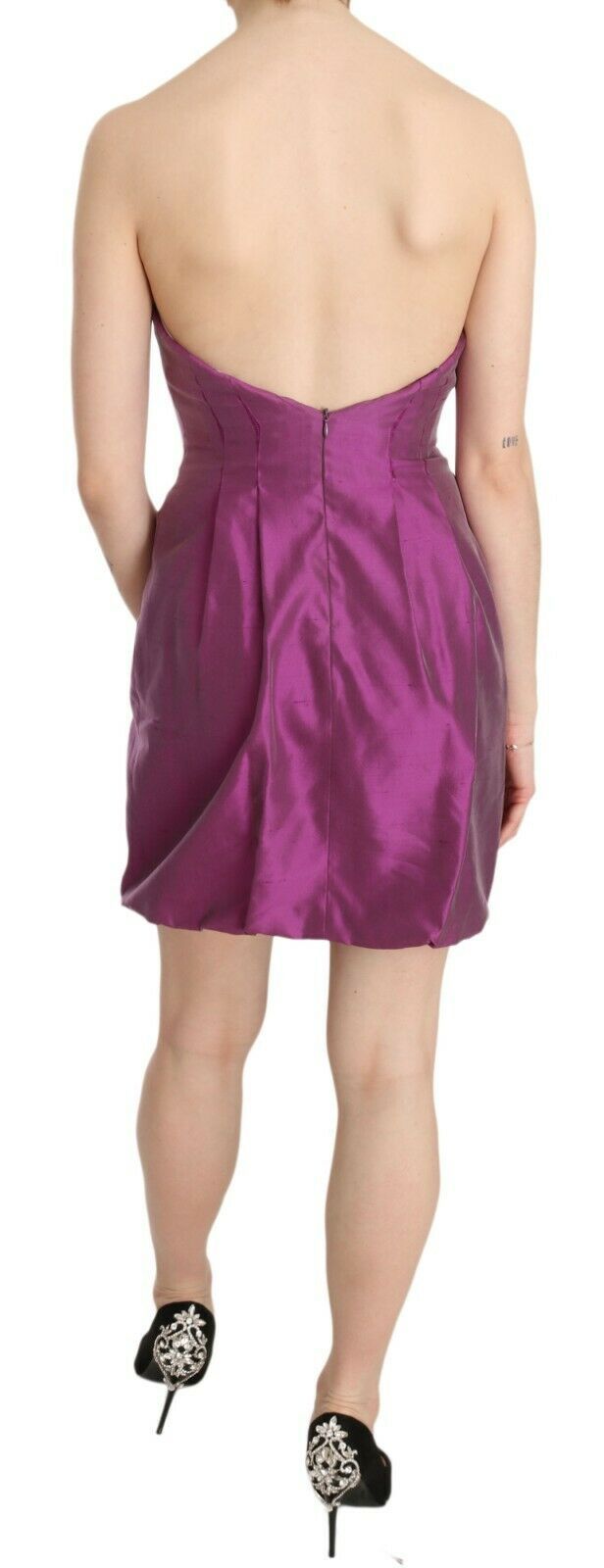 Ermanno Scervino Elegant Pink Halter Mini Kjole