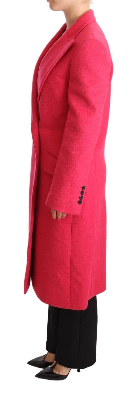 Dolce & Gabbana Elegant Pink Uld-Kashmir Frakke