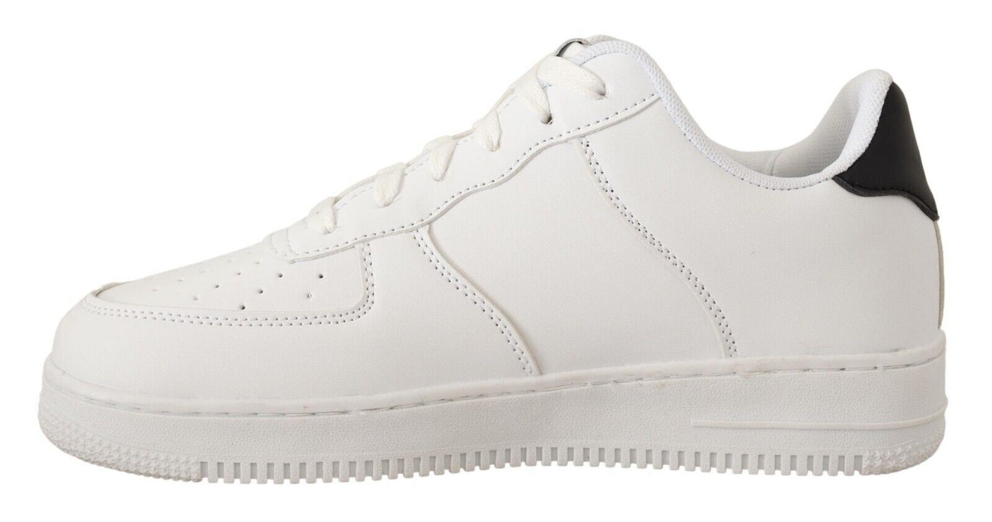 SIGNS Chic Hvide Læder Low Top Sneakers