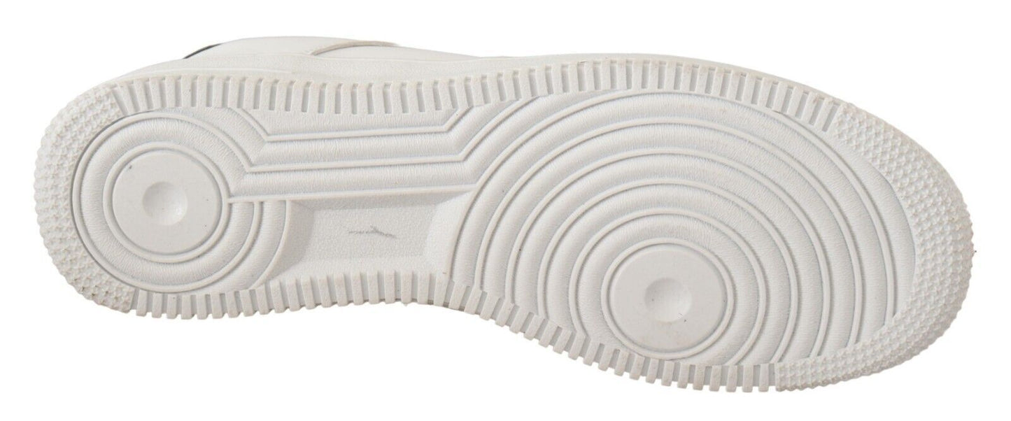 SIGNS Chic Hvide Læder Low Top Sneakers