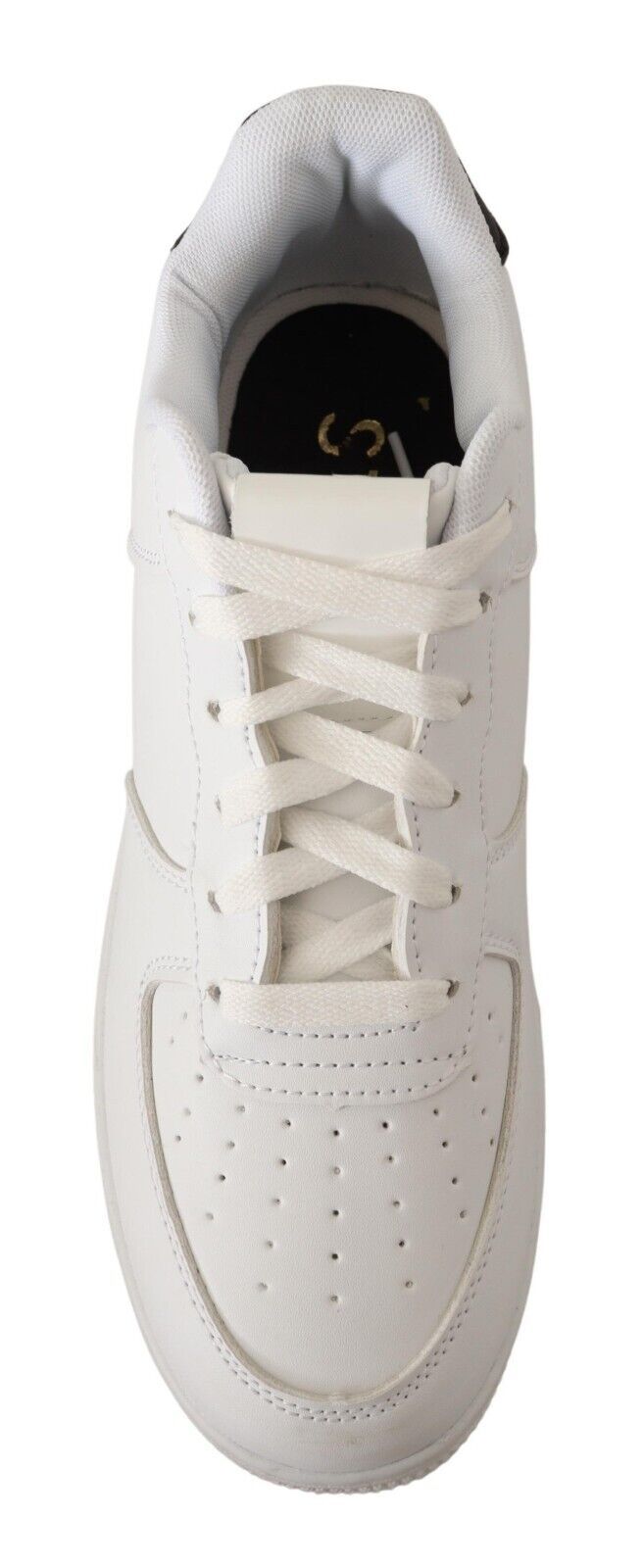 SIGNS Chic Hvide Læder Low Top Sneakers