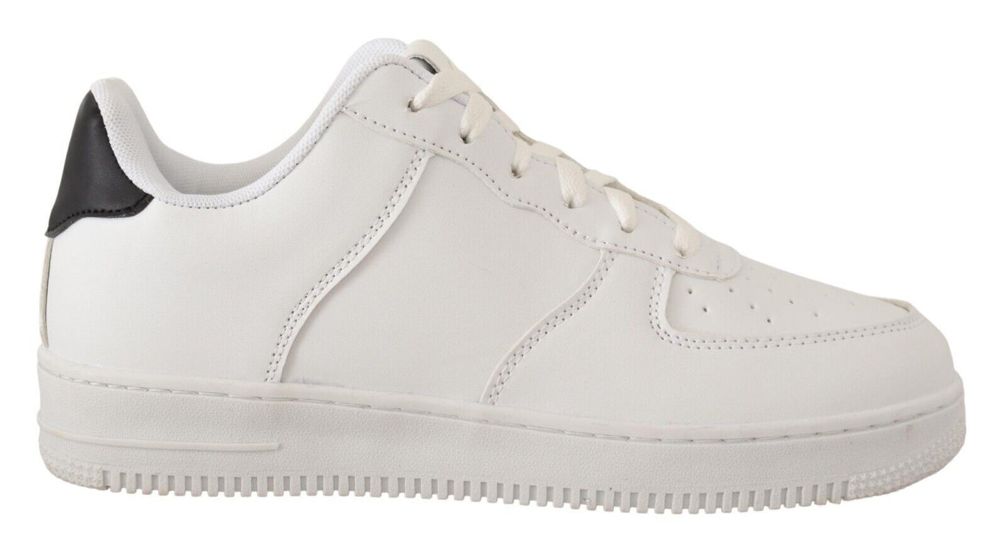 SIGNS Chic Hvide Læder Low Top Sneakers