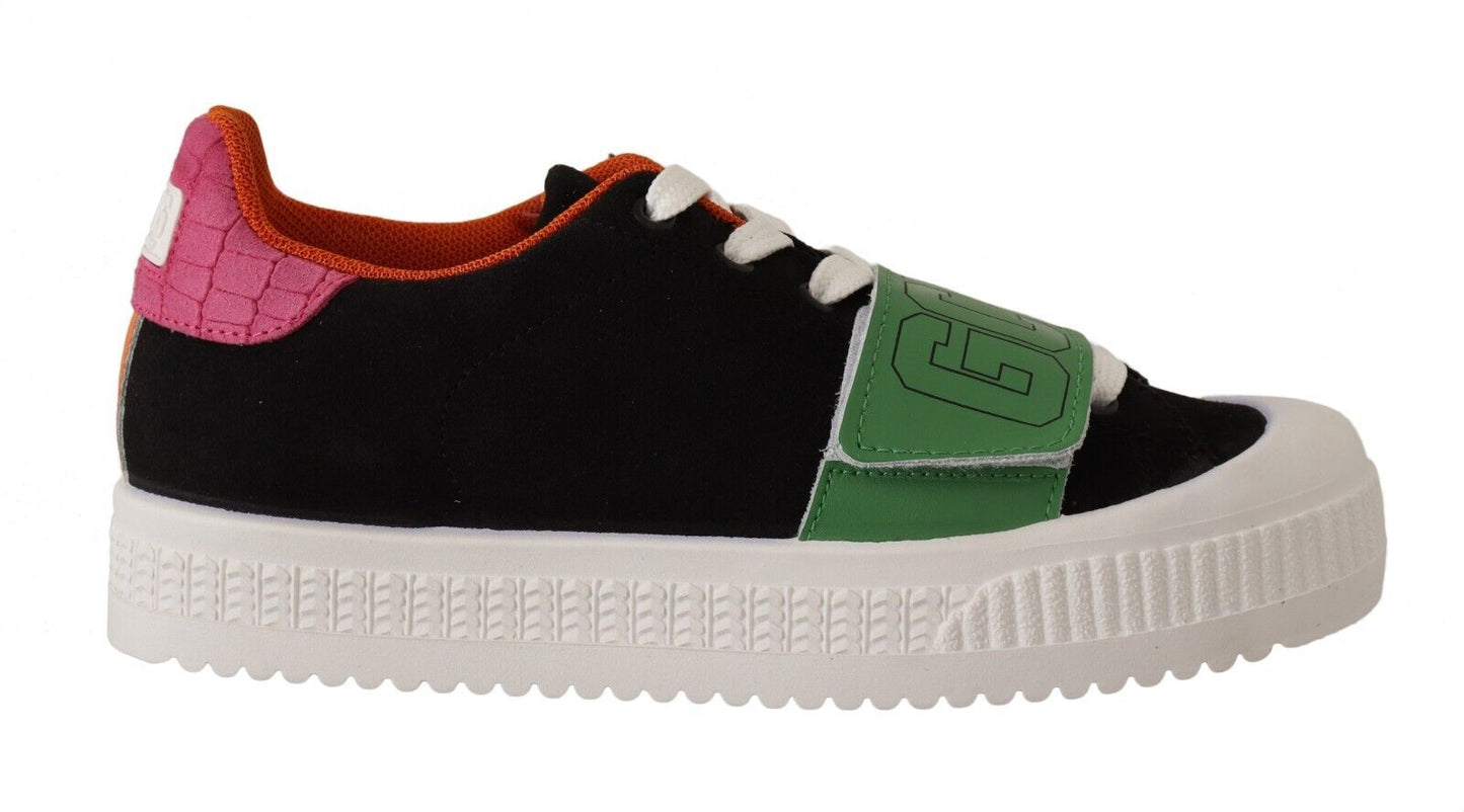 GCDS Stilfulde flerfarvede lave sneakers med snørebånd