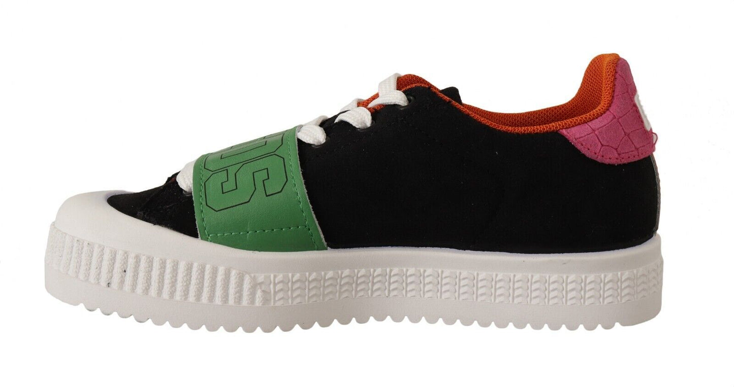 GCDS Stilfulde flerfarvede lave sneakers med snørebånd