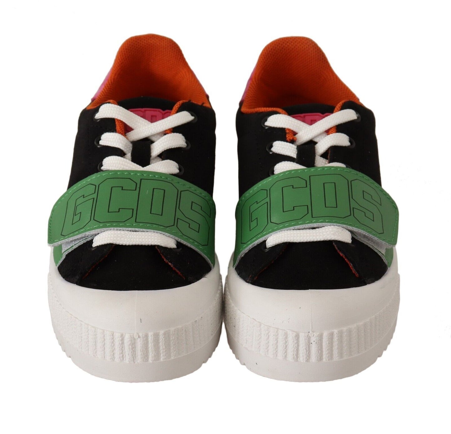 GCDS Stilfulde flerfarvede lave sneakers med snørebånd