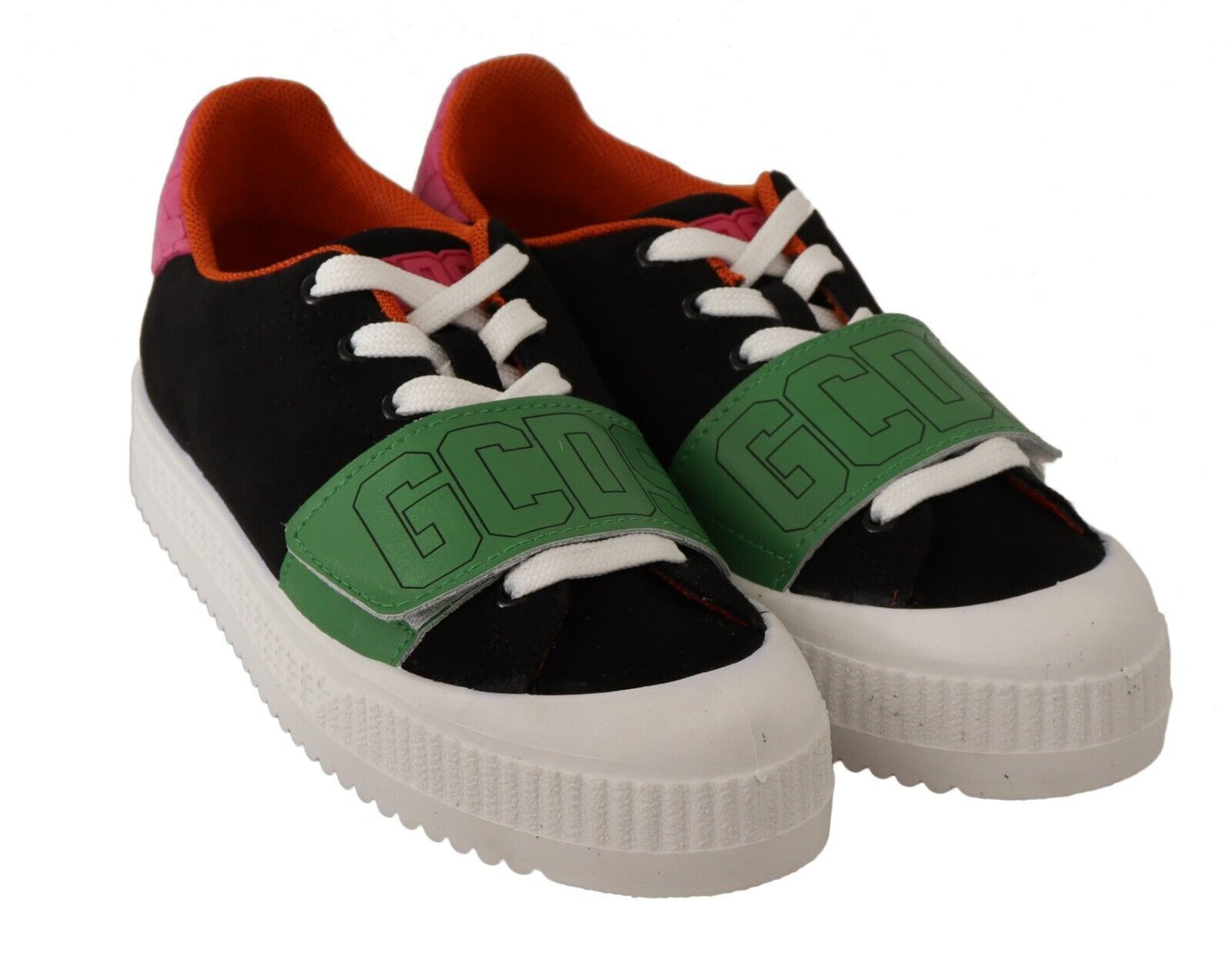 GCDS Stilfulde flerfarvede lave sneakers med snørebånd