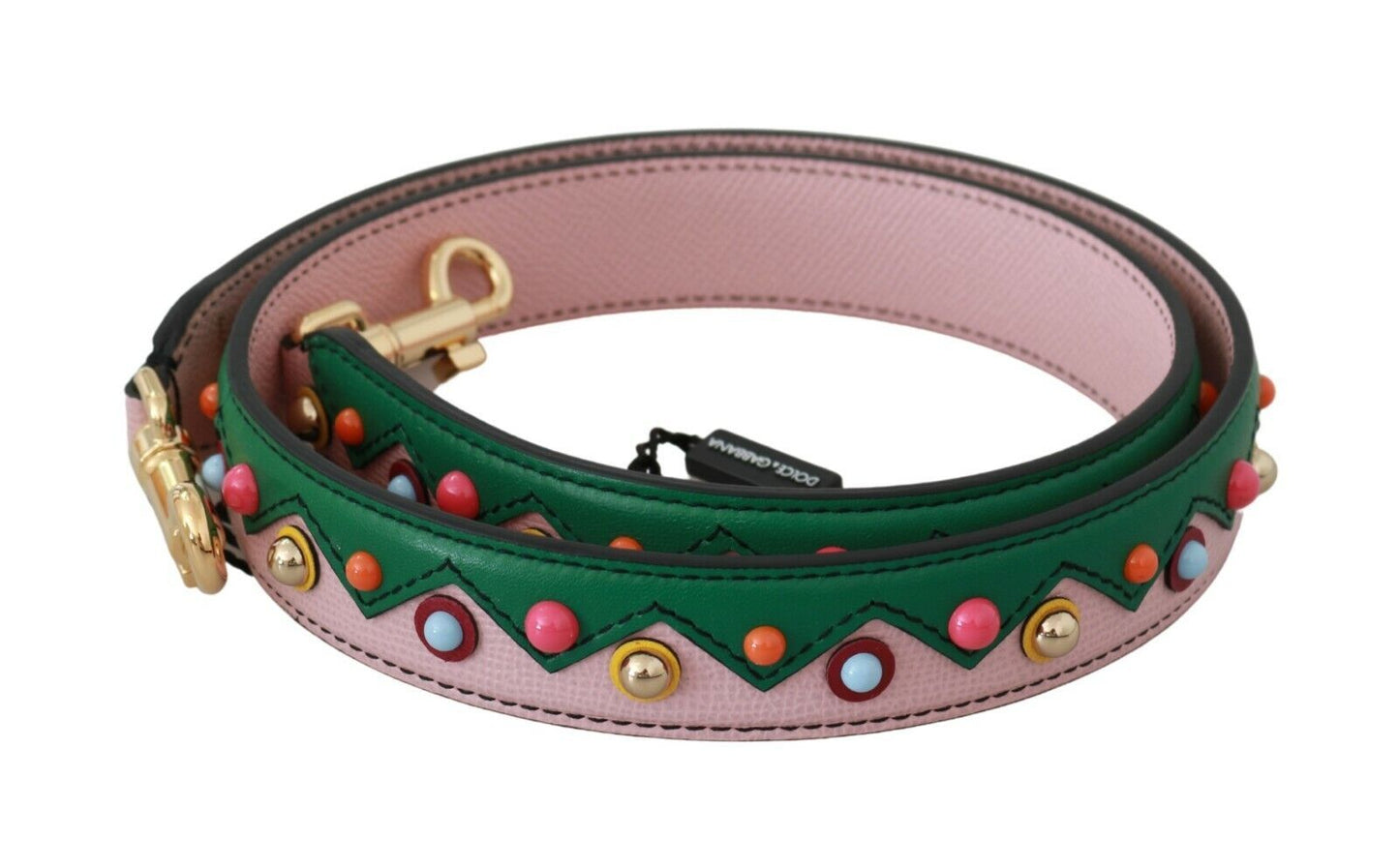 Dolce & Gabbana Elegant Flerfarvet Læder Skulderrem