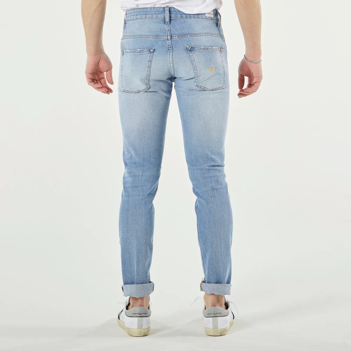 Don The Fuller Chic Lyseblå Slim Fit Denim