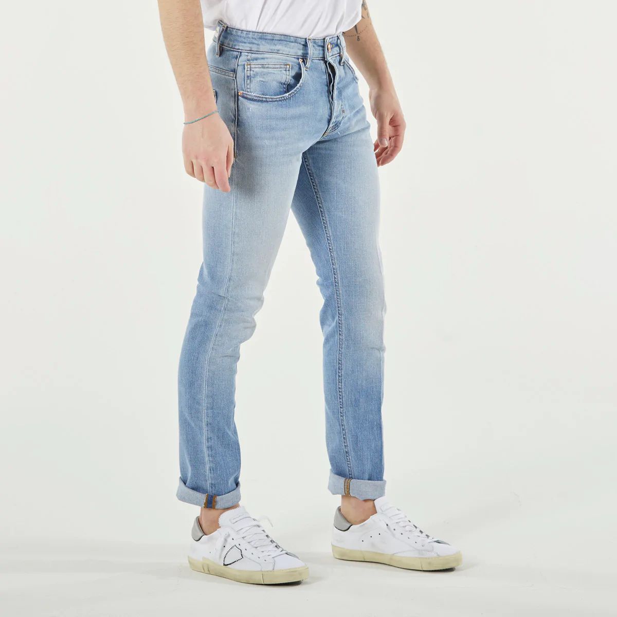 Don The Fuller Chic Lyseblå Slim Fit Denim