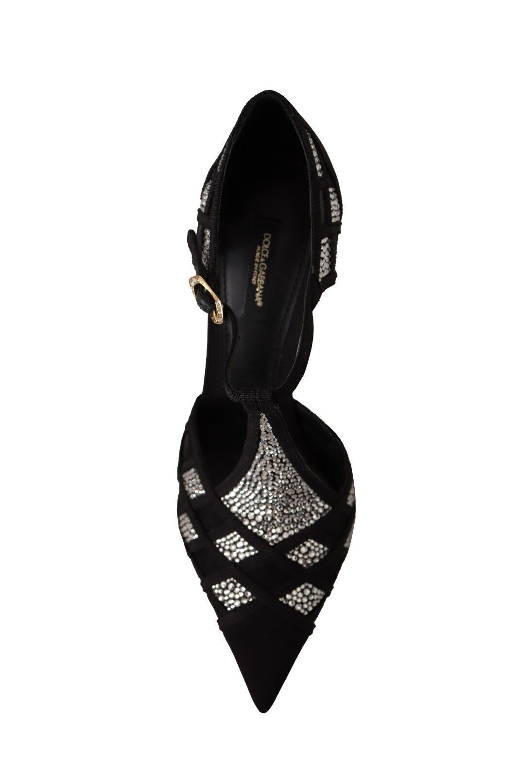 Dolce & Gabbana Elegante Krystaludsmykkede Pumps i Ruskind