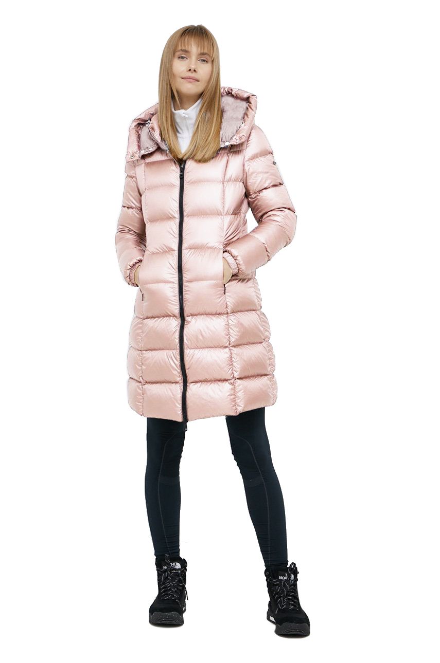 Refrigiwear lyserød nylonjakke til kvinder