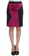 Dolce & Gabbana Elegant blyantnederdel i sort og pink