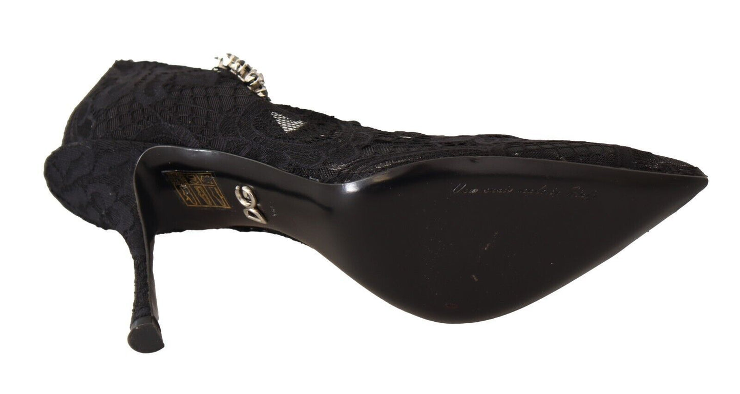 Dolce & Gabbana Elegante Sorte Blonde Stiletto Pumps