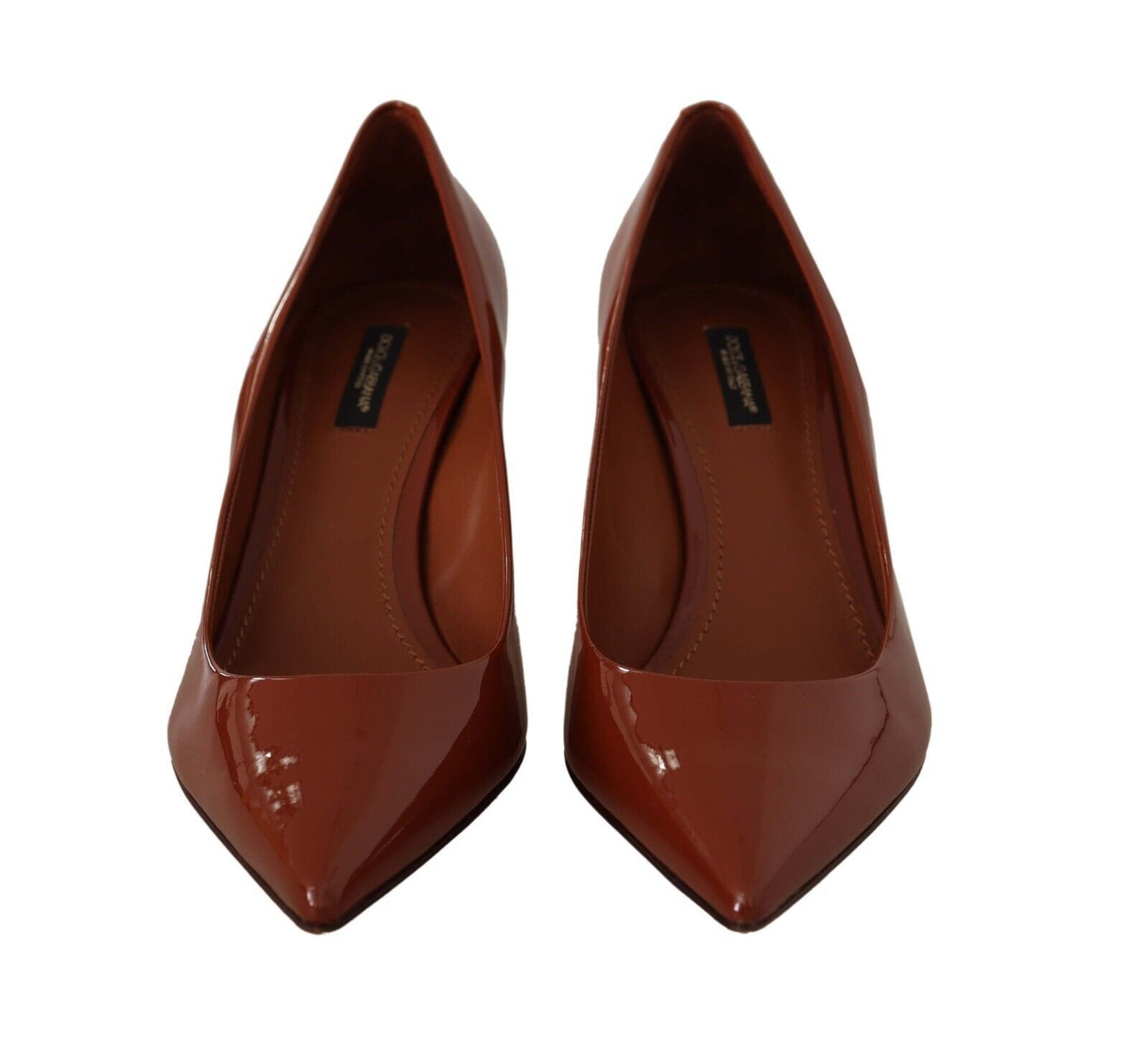 Dolce & Gabbana Elegante Pumps i Laklæder med Høje Hæle