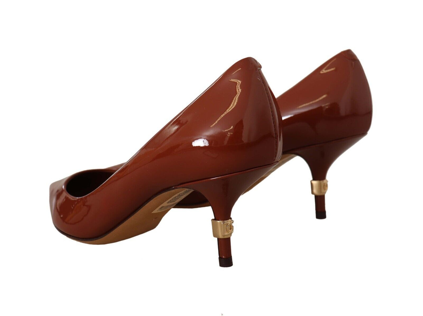 Dolce & Gabbana Elegante Pumps i Laklæder med Høje Hæle