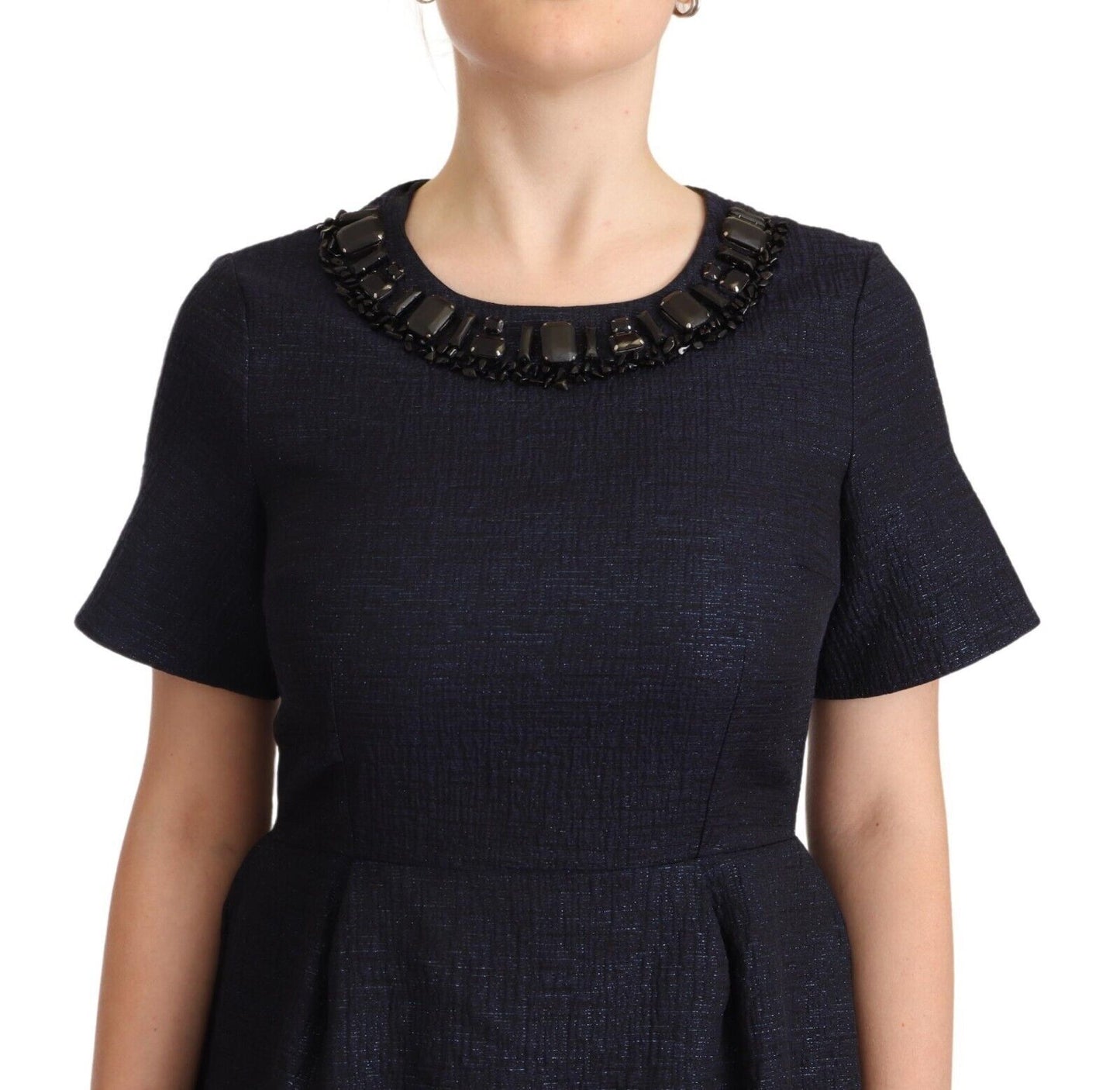 L'Autre valgte Elegant A-Line udsmykket minikjole