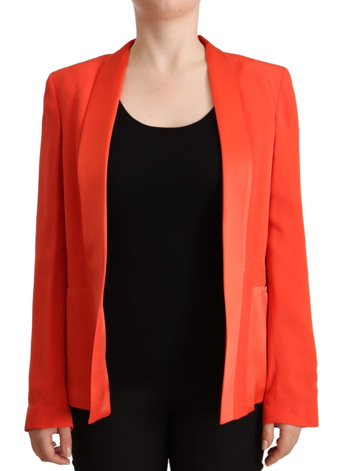 CO|TE Elegant Orange Overfrakke Langærmet Jakke