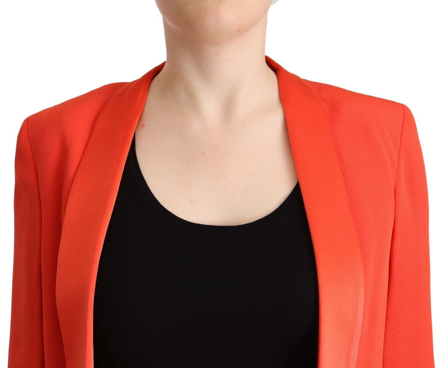 CO|TE Elegant Orange Overfrakke Langærmet Jakke