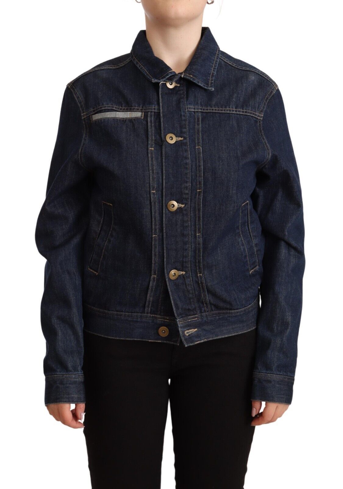 Master Coat Elegant Mørkeblå Denimjakke