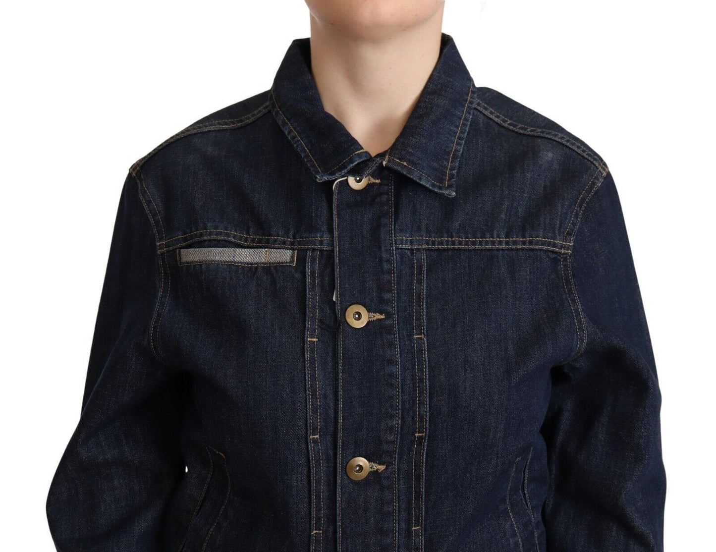 Master Coat Elegant Mørkeblå Denimjakke