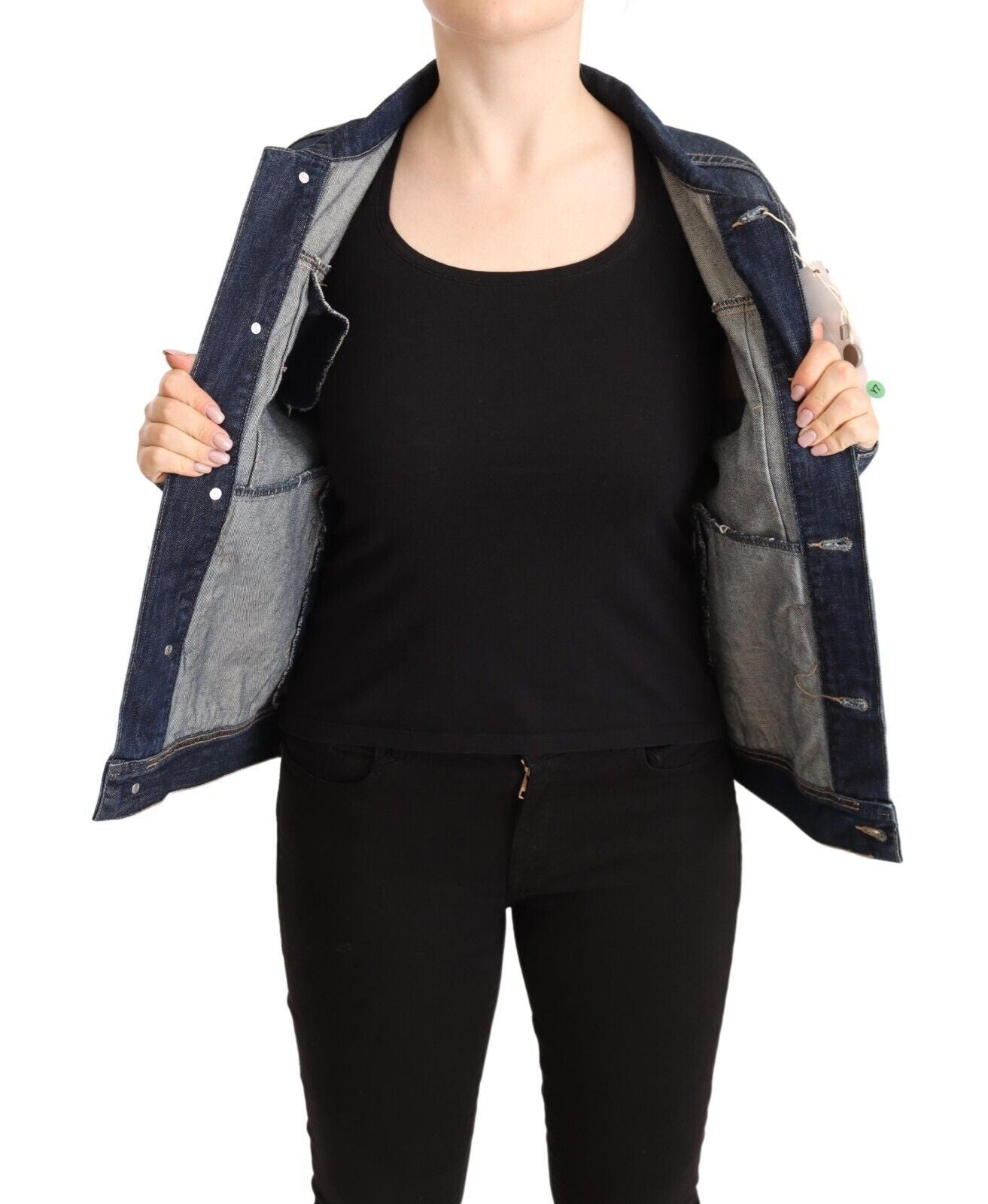 Master Coat Elegant Mørkeblå Denimjakke