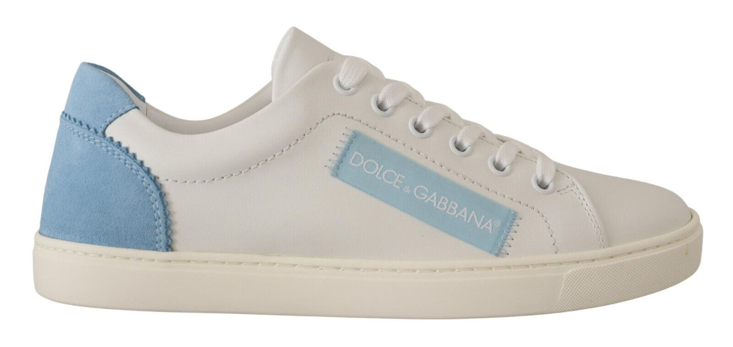 Dolce & Gabbana Udsøgte italienske læder low-top sneakers