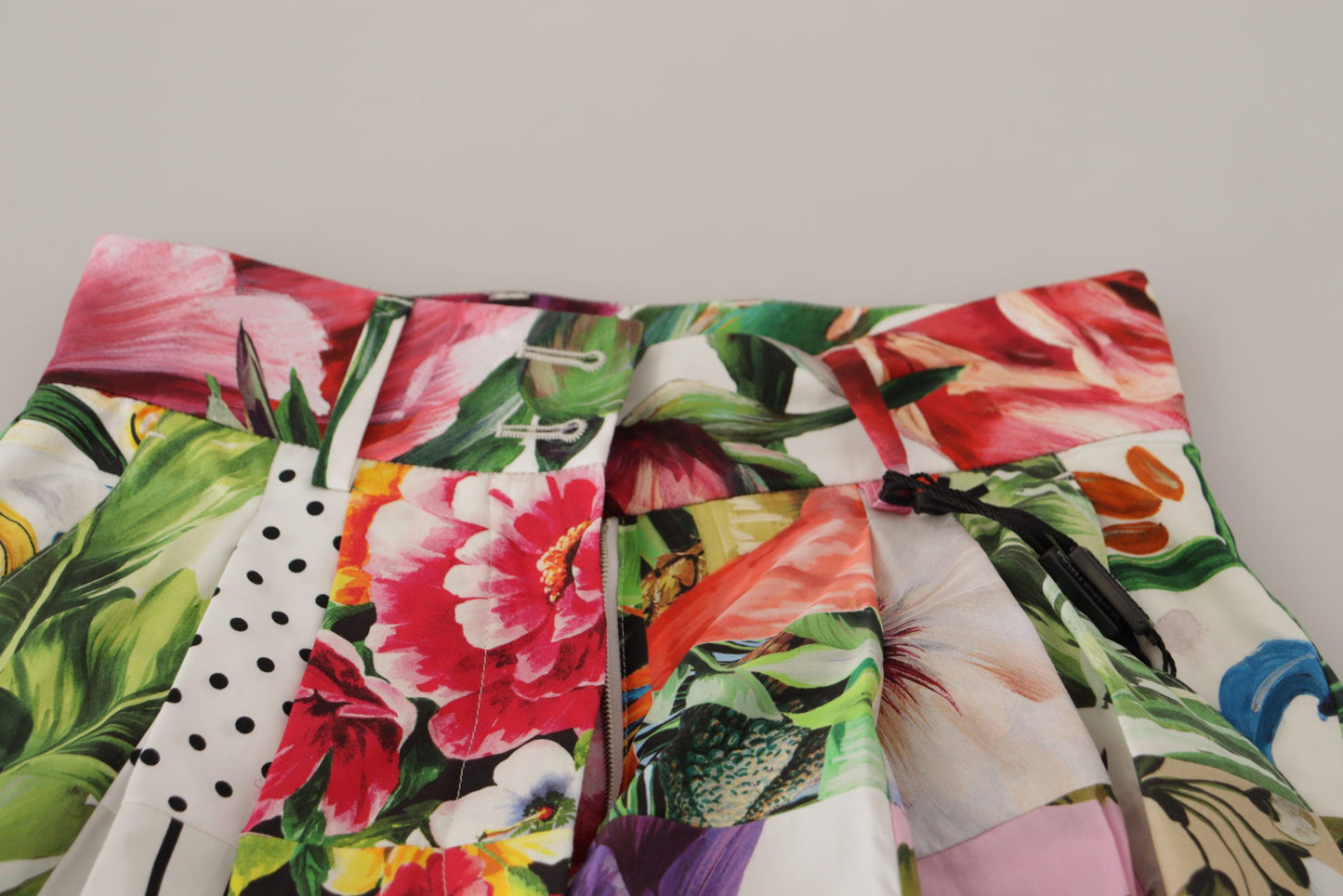 Dolce & Gabbana Flerfarvede Majolica Blomster Højtaljede Shorts