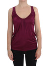 PLEIN SUD Elegant Lilla Rayon Cami Bluse