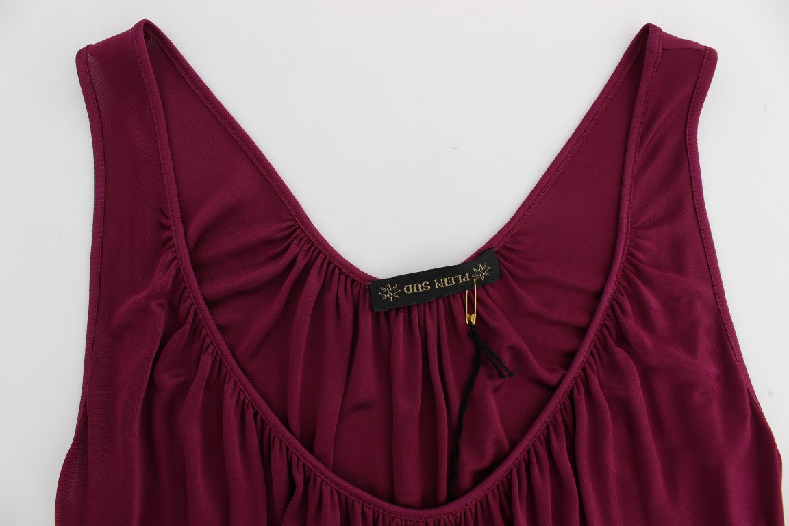 PLEIN SUD Elegant Lilla Rayon Cami Bluse
