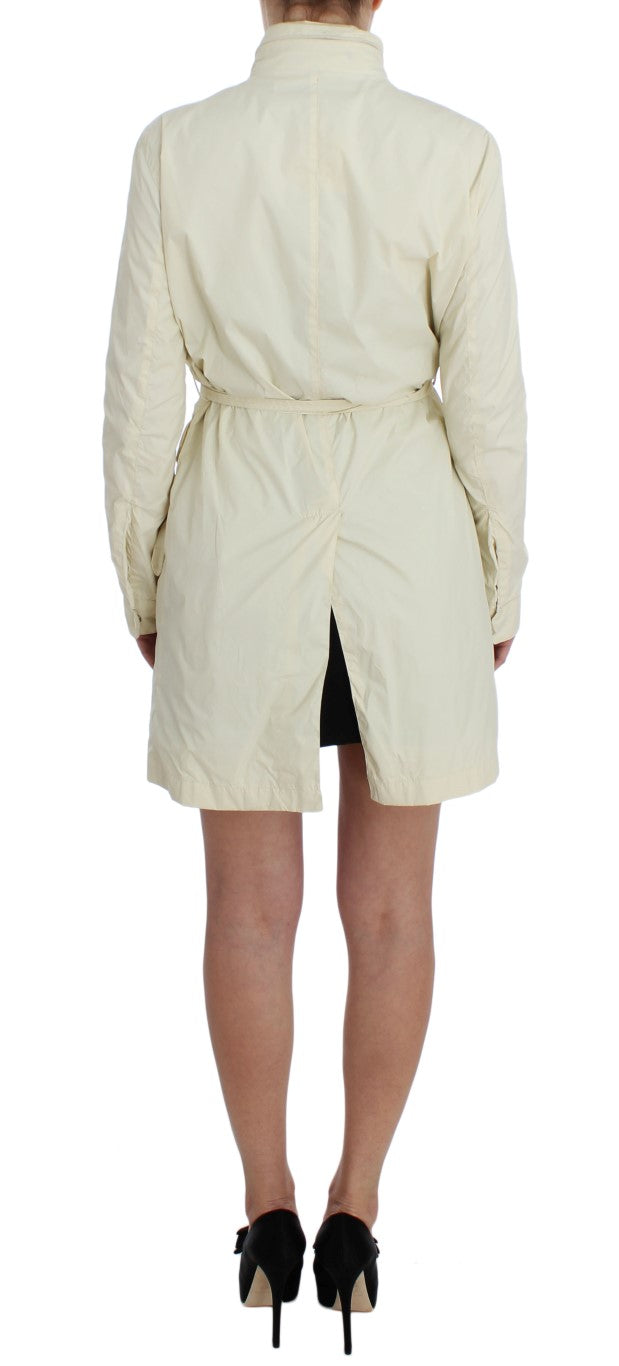 PAROSH Chic Beige Trench Jakke Frakke
