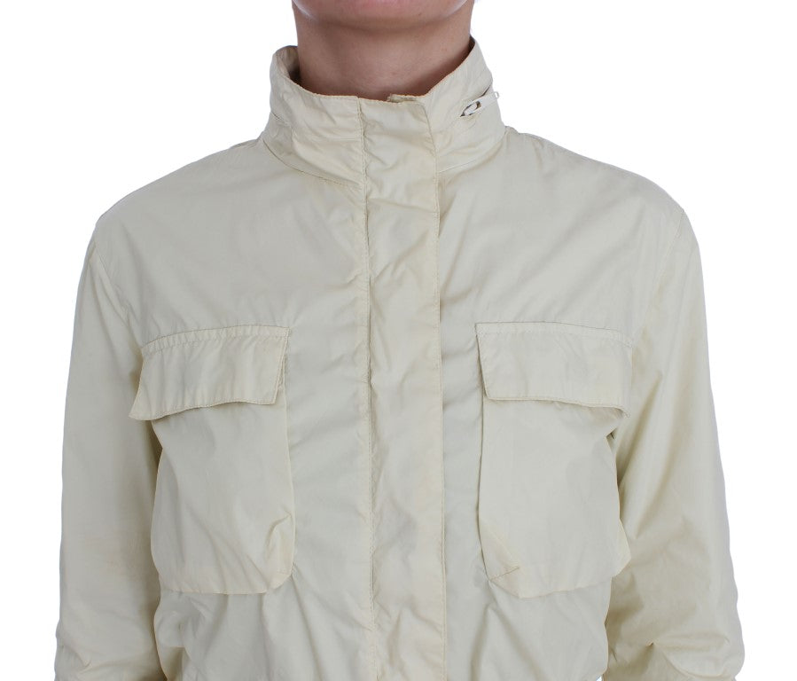 PAROSH Chic Beige Trench Jakke Frakke